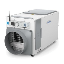 Aprilaire® E100W Wi-Fi Dehumidifier, Aluminum/Plastic/Steel, 100 pt/day Capacity, 120 Vac, 5500 sq-ft Coverage Area