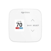 Aprilaire® S84NSU Programmable Thermostat, 24 V, 1H/1C, 2H/1C-Stage, Battery, C-Wired, Color Graphical Display, 2.5 A