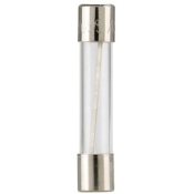 Bussmann AGC-5-R Fast Acting Fuse, 5 A, 32-250 V, 60 min at 135%, 120 s at 200% Response, 1-1/4 in Length, Glass