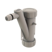 Centrotherm IASJBVS Short John Ball Valve Siphon, 6-1/2 in Length, 4.9 in Width, 2.1 in Depth, PP, Siphon Function Type