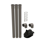 Centrotherm InnoFlue® ISQKW03 Low Profile Wall Termination Single Wall Quick Kit, 3 in, Polypropylene