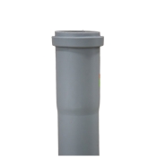 Centrotherm InnoFlue® ISVL031 Vent Pipe, 3 in, 12 in L, Polypropylene, Gray