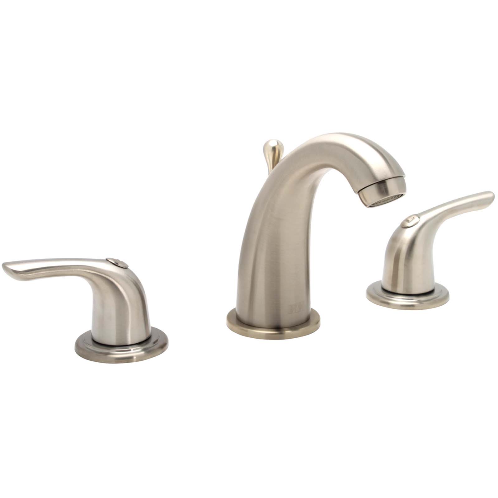 Wolverine Brass® FW01450 Finale Two Handle Widespread Bathroom Faucet With Pop-up, Brushed Nickel