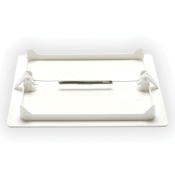 Fluidmaster® Click Fit™ AP-0808 Access Panel, Polystyrene, 8 in Length, 8 in Width, Panel Function Type