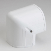 Fortress® 84103 90 deg Outside Vertical Elbow, 4-1/2 in, 4-1/2 in, PVC, White, Use With: Lineset, 3-1/2 in H