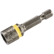 Malco® MSH5/16T Short Magnetic Hex Driver, 5/16 in Nut, Hex Drive, Magnetic: Yes, 1/4 in Shank, 1-3/4 in Length