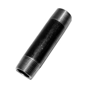 PLUMBMASTER® 55872 Nipple, 1/2 in Connection Size 1, Connection Type 1: MIP, 1/2 in Connection Size 2, Steel, 18 in L