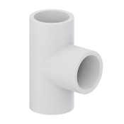 Tigre 401-007 Tee, 3/4 in, 3/4 in, 3/4 in, Slip, Slip, Slip, PVC, White, Schedule/Class: SCH 40, Tee