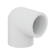 Tigre 406-007 90 deg Elbow, 3/4 in, 3/4 in, Slip, Slip, PVC, White, Schedule/Class: SCH 40, Elbow, 90 deg