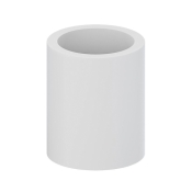 Tigre 429-007 Coupling, 3/4 in, 3/4 in, Slip, Slip, PVC, White, Schedule/Class: SCH 40, Coupling