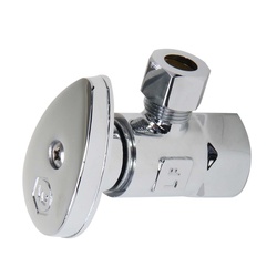 Wolverine Brass® 83472 1/2 FIP X 3/8 COM 1/4 TURN