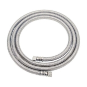 WOLVERINE BRASS® 57645US Flexible Connector, 6 ft L, 1/4 in Connection Size 1, Connection Type 1: OD Tube