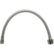 WOLVERINE BRASS® 57668US Toilet Connector, 12 in Length, 1/2 in Connection Size 1, Connection Type 1: Tube