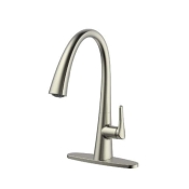 WOLVERINE BRASS® 81611 Kitchen Faucet, Deck Installation / Mounting, 1 Handles, 1 to 3 Holes, 1.8 gpm Flow Rate