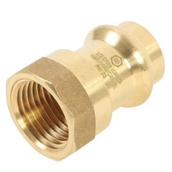 Wolverine Brass® 99608 1/2 PRESS X 1/2 FNPT BRASS