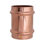 WOLVERINE BRASS® 99658 Press Coupling, Coupling Fitting, 2 in Connection Size 1, Connection Type 1: Compression, Copper