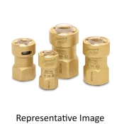 ZoomLock® 777142 SAE Flare Adapter, 5/8 in, Press-to-Connect, 870 psi Max Working Pressure, Adapter, 5/8 in, Brass