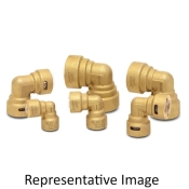 ZoomLock® 777145 90 deg Elbow, 1/2 in, Press-to-Connect, 90 deg, 870 psi Max Working Pressure, Elbow, 1/2 in, Brass