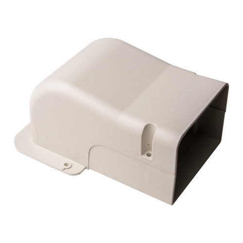 DiversiTech® 230-WC4 SpeediChannel Wall Penetration Cover - 4 in ID, 7.5 in L, White, Snap-On, PVC