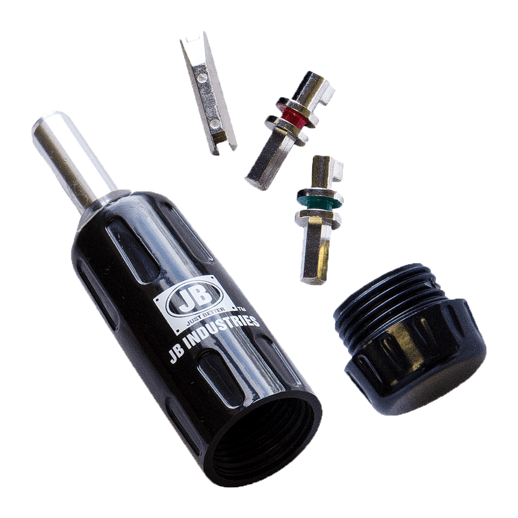 JB Industries SHLD-MULTI SHIELD Locking Cap Key - 1/4 in / 3/8 in, Hex Drive, 1 / Pk, For Service Valves