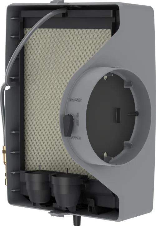 Aprilaire® 400M 400 Series 17 GPD Bypass Evaporative Humidifier - Manual Control, 5,000 sq ft, 10 x 12.75 in Plenum