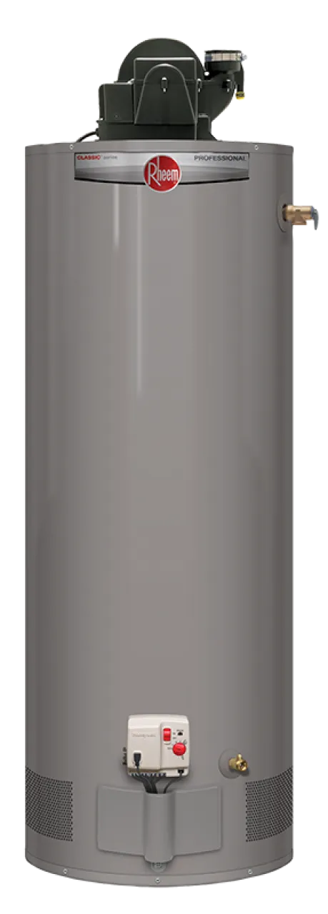 Rheem® PROG40-40N RH67 PV Professional Classic 40 gal Gas Water Heater - 40,000 BTU/h, Low NOx, 59 in H