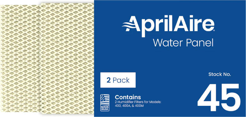 Aprilaire® 45-RP 45 Series Water Panel - 13 x 10 x 2 in, For 400 / 400A / 400M / 400KZ / 400MKZ