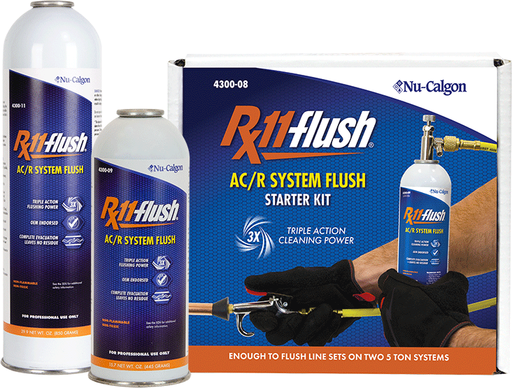 Nu-Calgon 4300-11 Rx11 System Flush - 2 lbs, Canister
