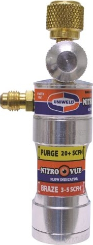 UNIWELD® NV1 NitroVue Flow Indicator - 1/4 in Flare