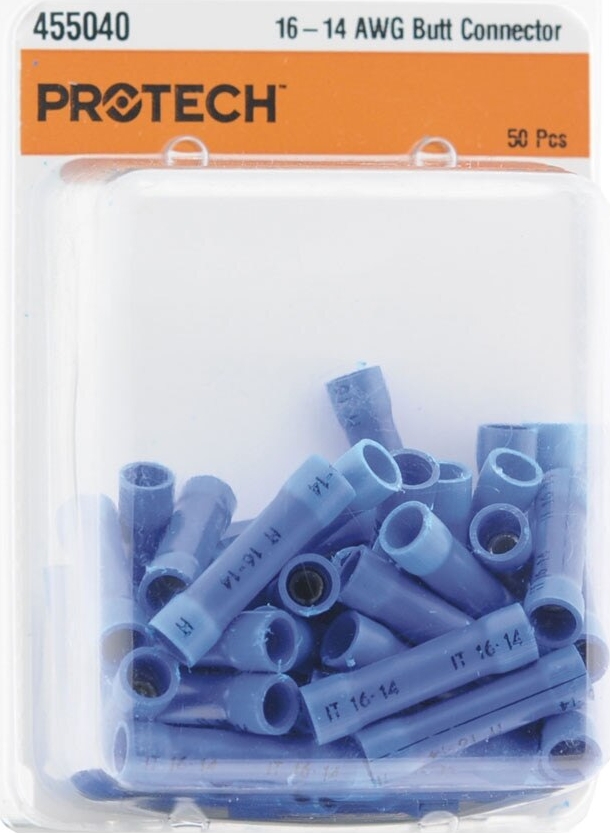 Rheem® 455040 ProTech 16-14 AWG Insulated Butt Connector - 50 / Pk