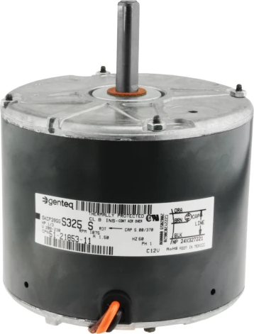 Rheem® 51-21853-11 ProTech 1/3 HP 1-Speed PSC Condenser Fan Motor - 1,075 RPM, 208/230V, 1 ph, CCW