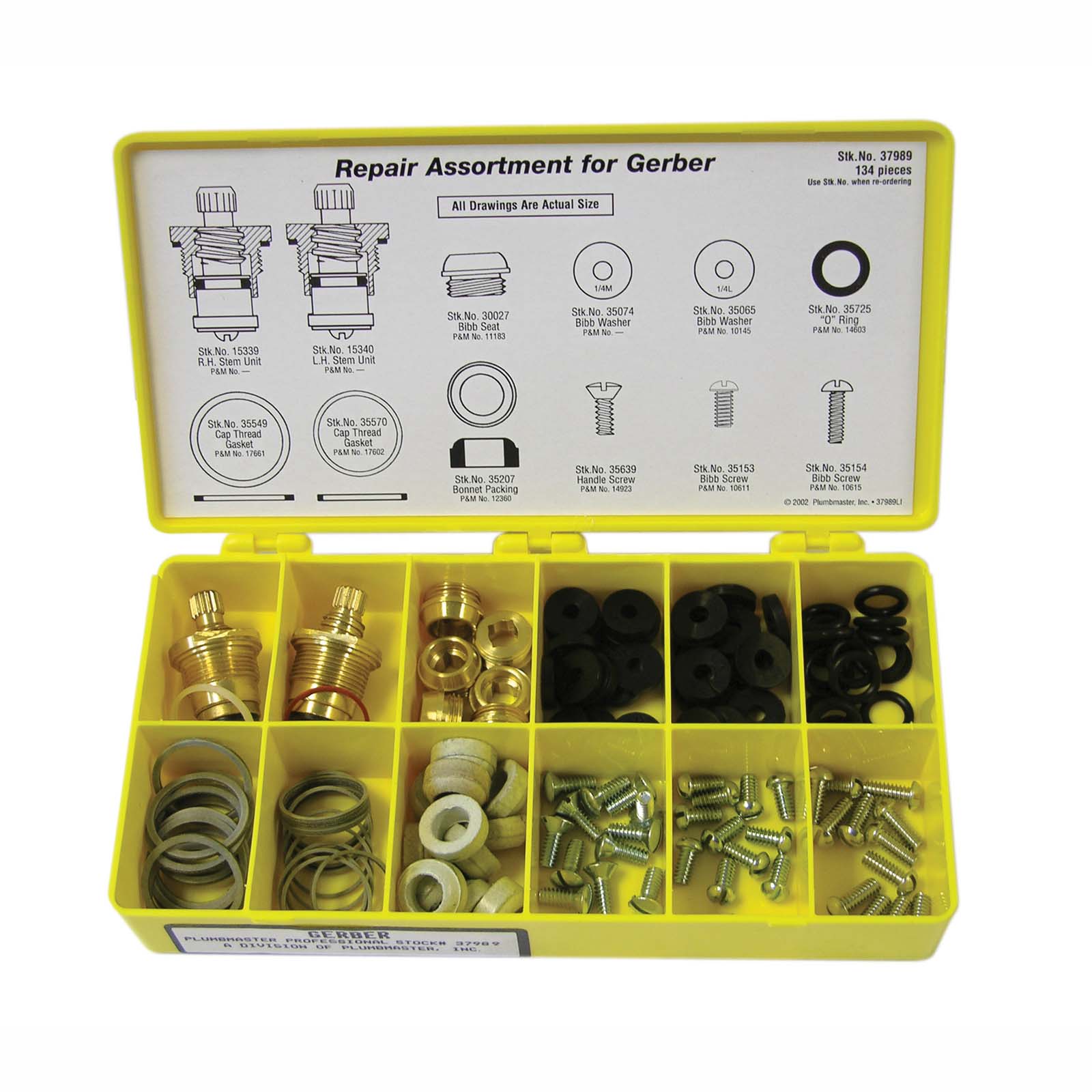 Wolverine Brass® 37989NL No-Lead Repair Kit For Gerber