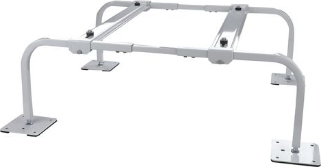 DiversiTech® QSMS1202 Quick-Sling 12 in Mini-Split Stand - 14 ga, 400 lbs Capacity, Powder Coated
