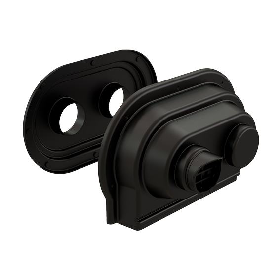 Centrotherm ISLPT0202 InnoFlue Low Profile Wall Termination - 2 in