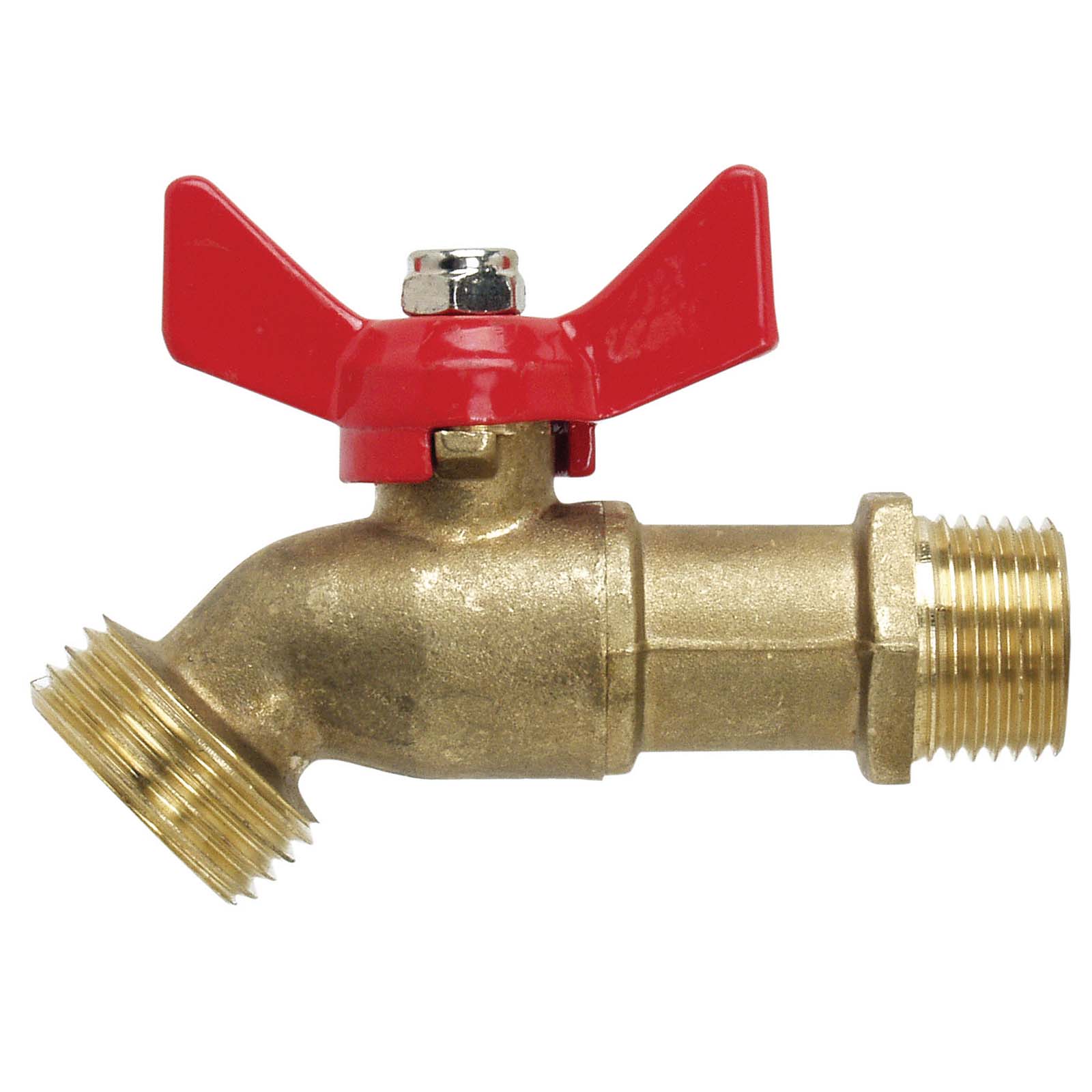 Wolverine Brass® 50220NL ProSeries 1/2" MIP or 1/2" C 1/4-turn Hose Bibb with Tee Handle