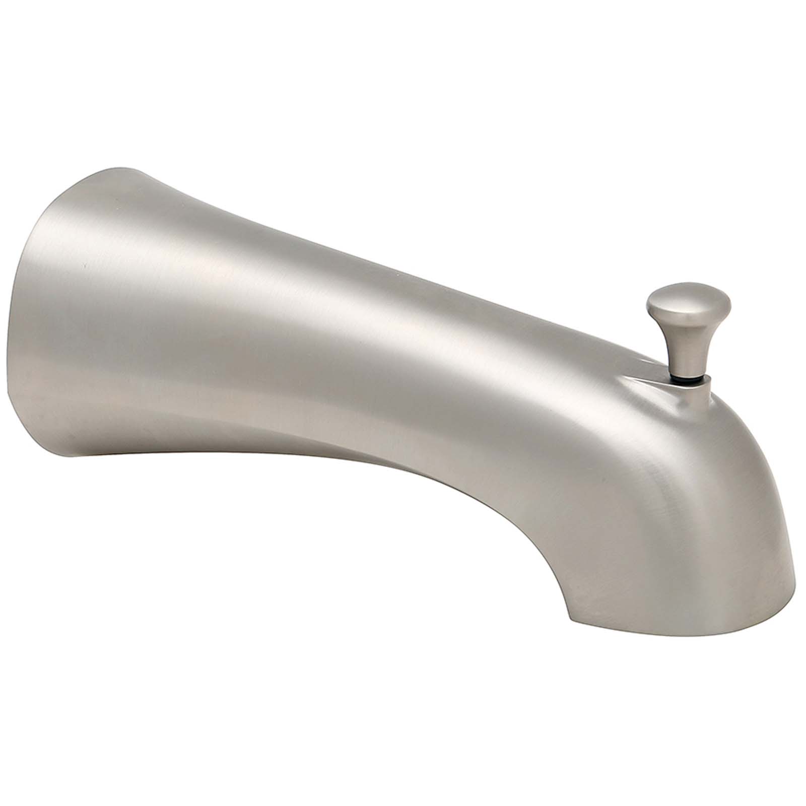 Wolverine Brass® 51088W Universal Tub Spout, Brushed Nickel, 7-1/2" L