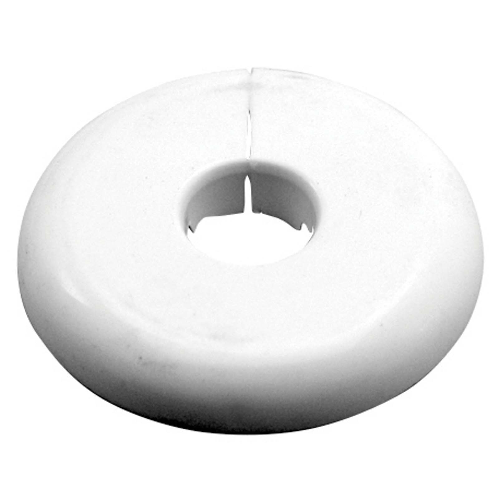Wolverine Brass® 52318W 1-1/2" Copper ID x 3.6" OD White Wolv-ite Split Escutcheon