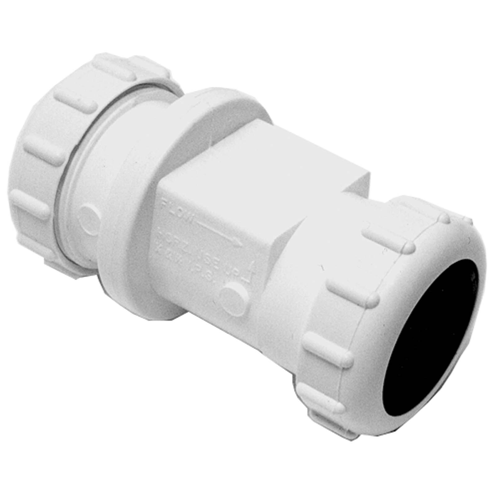 Wolverine Brass® 53421W 1-1/4" or 1-1/2" PVC Swing Check Valve for Pump Discharge Lines