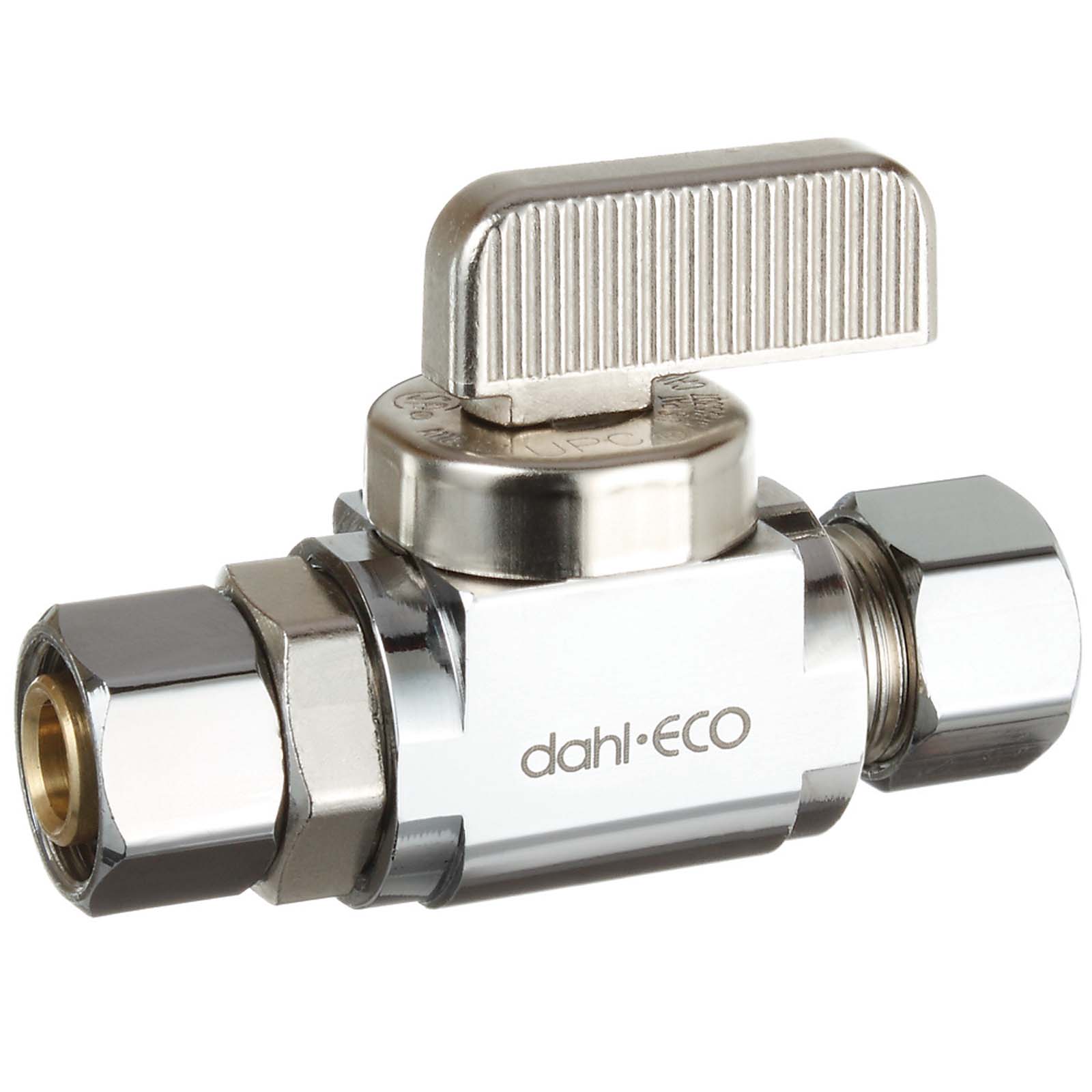 Dahl 53449NL 3/8" Brass (Lead Free) 1/4-Turn Straight Valve