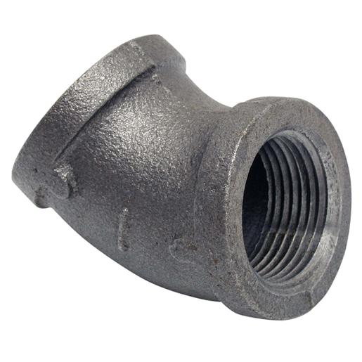 Wolverine Brass® 55188 BLACK IRON 45 ELBOW3/4 FIP