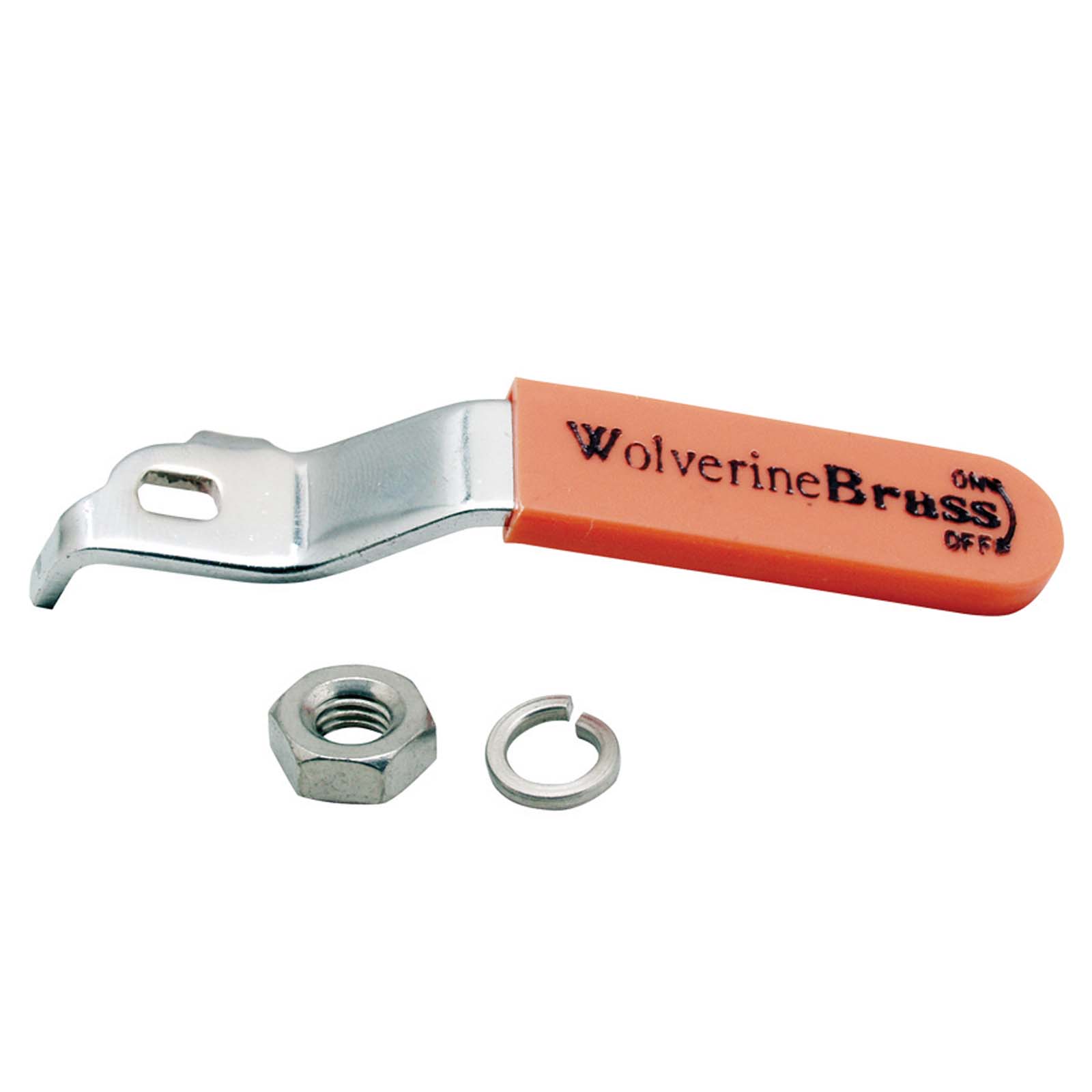 Wolverine Brass® 56136W 1/-1/4" - 2" Stainless Steel Handle with Nut for Wolverine Brass Ball Valves