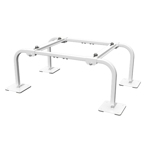 DiversiTech® QSMS1201 Quick-Sling 12 in Mini-Split Stand - 14 ga, 400 lbs Capacity, Powder Coated