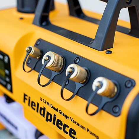 Fieldpiece VP87 HVAC Vacuum Pump - 8 CFM, 2-Stage, 15 µm