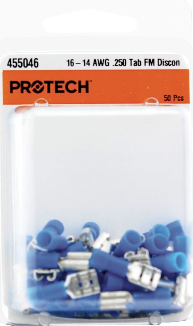 Rheem® 455046 ProTech 16-14 AWG Insulated Quick Connect - 1/4 in Tab, 50 / Pk