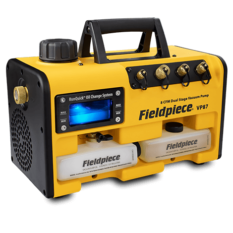 Fieldpiece VP87 HVAC Vacuum Pump - 8 CFM, 2-Stage, 15 µm