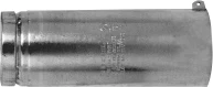 Selkirk® 4RV-AJ RV Series 4 x 4 Gas Vent Adjustable Pipe - Snap Lock, Galvanized Steel / Aluminum, Category I