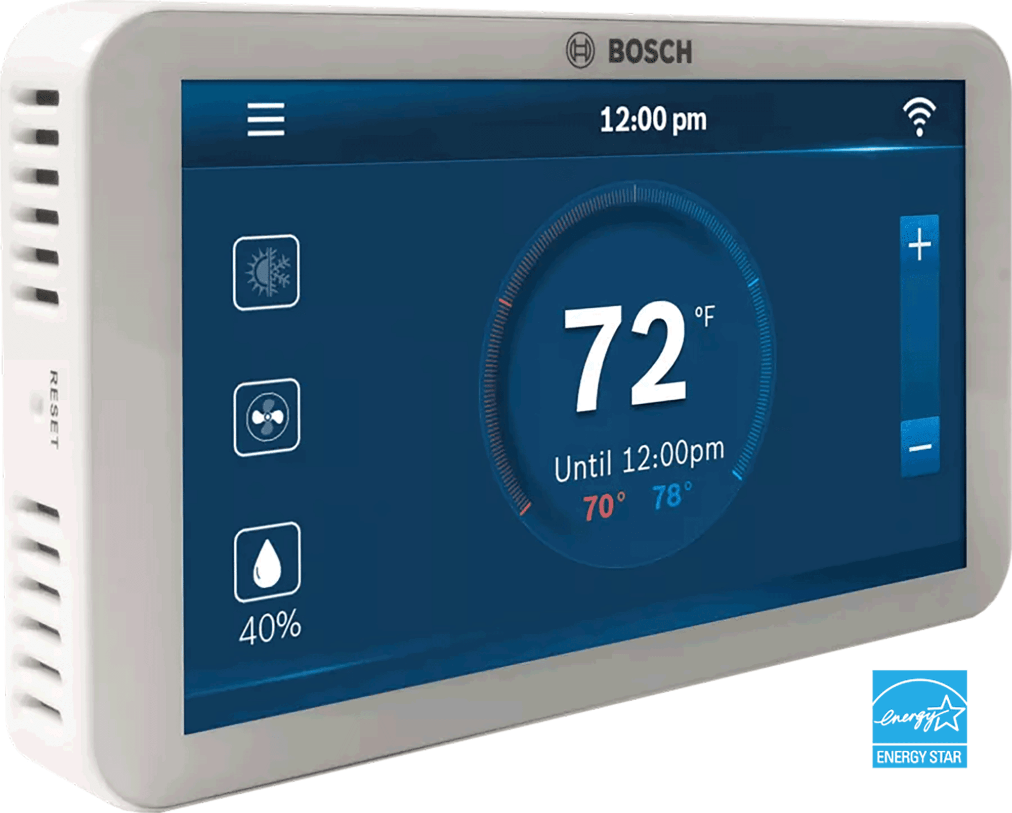BOSCH 7-738-007-442 Connected Control Smart Thermostat - 4H/2C, Touchscreen, Hardwired