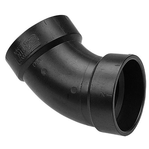 NIBCO® 83536 2 HUB SCH 40 DWV 45Â° ELBOW