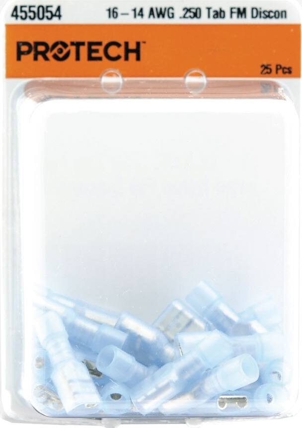Rheem® 455054 ProTech 16-14 AWG Insulated Quick Connect - 1/4 in Tab, 25 / Pk