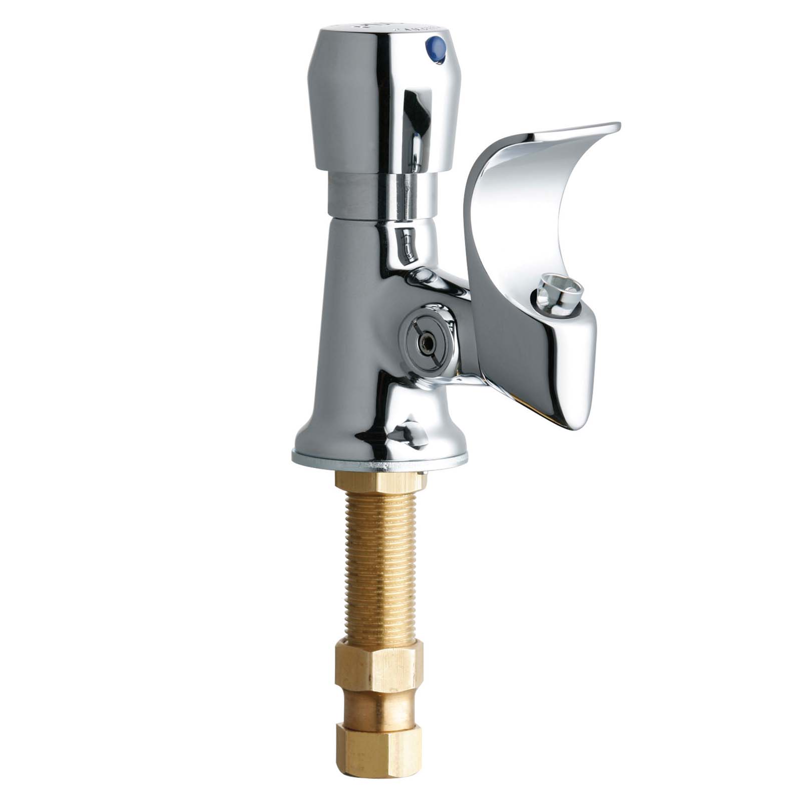 Chicago Faucets 927523NL 748-765ABCP Chrome-Plated No-Lead Brass Self-Closing Bubbler/Drinking Fountain for Chicago, 1/2" IPS